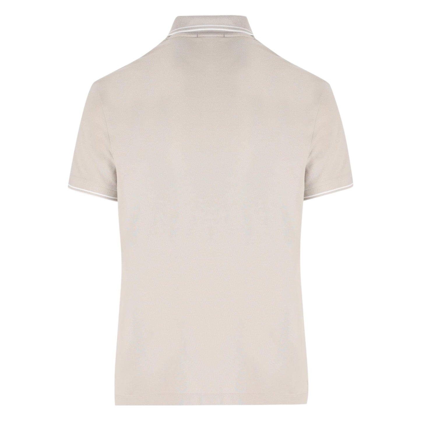 Stone Island Pique Cotton Pearl Grey Polo Shirt