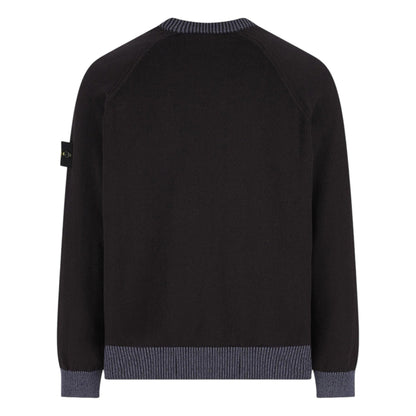 Stone Island Raw Hand Organic Navy Sweatshirt