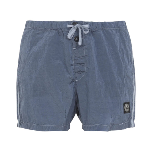 Stone Island Nylon Metal Dark Blue Shorts