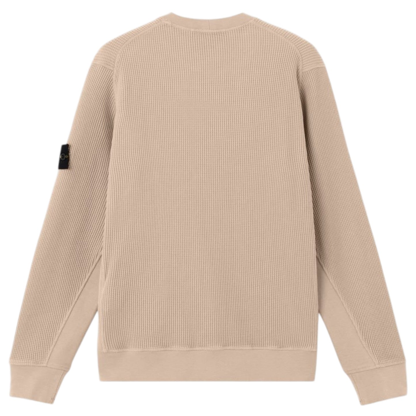 Stone Island Organic Cotton Waffle Fleece Desert Beige Sweatshirt
