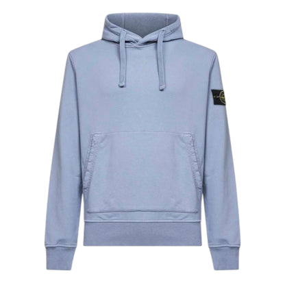 Stone Island Organic Avio Blue Hoodie