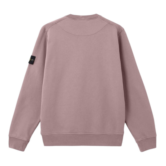 Stone Island Organic Cotton Purple Grey Sweatshirt
