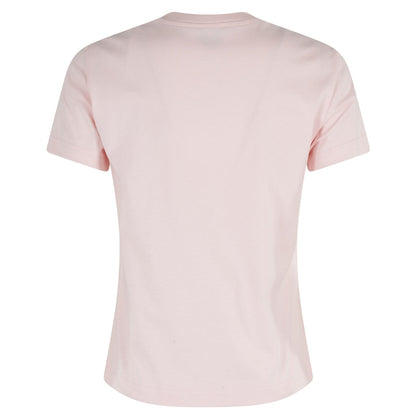 Casablanca Printed Fitted  T-Shirt Diamond Column Pink  T-Shirts Womens