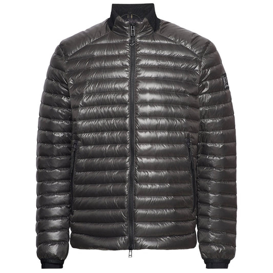 Belstaff Airframe Black Shiny Down Filled Jacket - Style Centre Wholesale