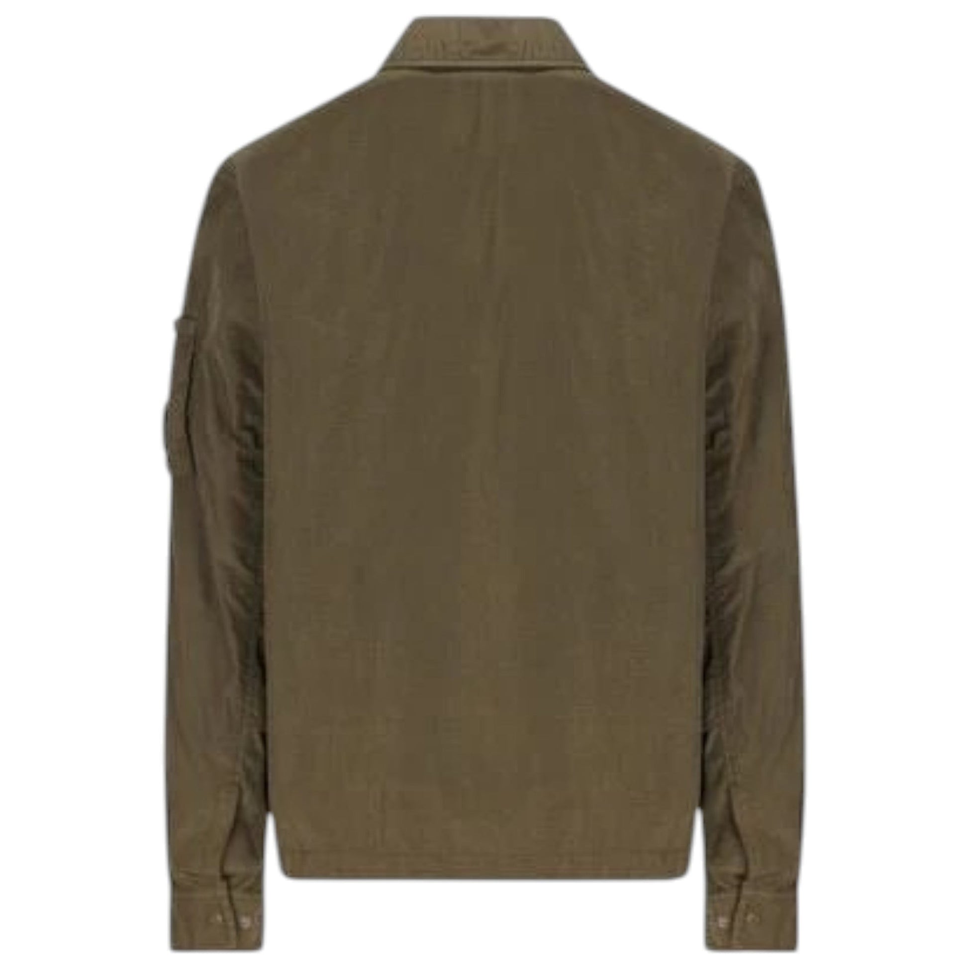 C.P. Company, Chrome-R Full Zip Dark Green Overshirt