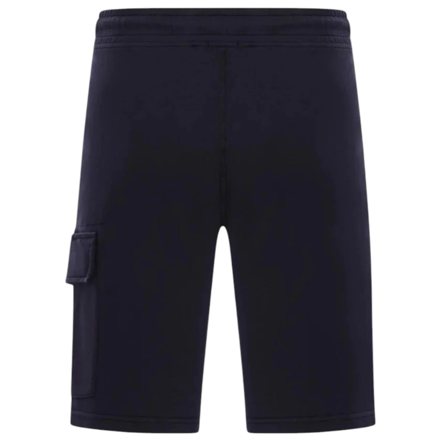 C.P. Company, Light Fleece Logo Pocket Black Shorts