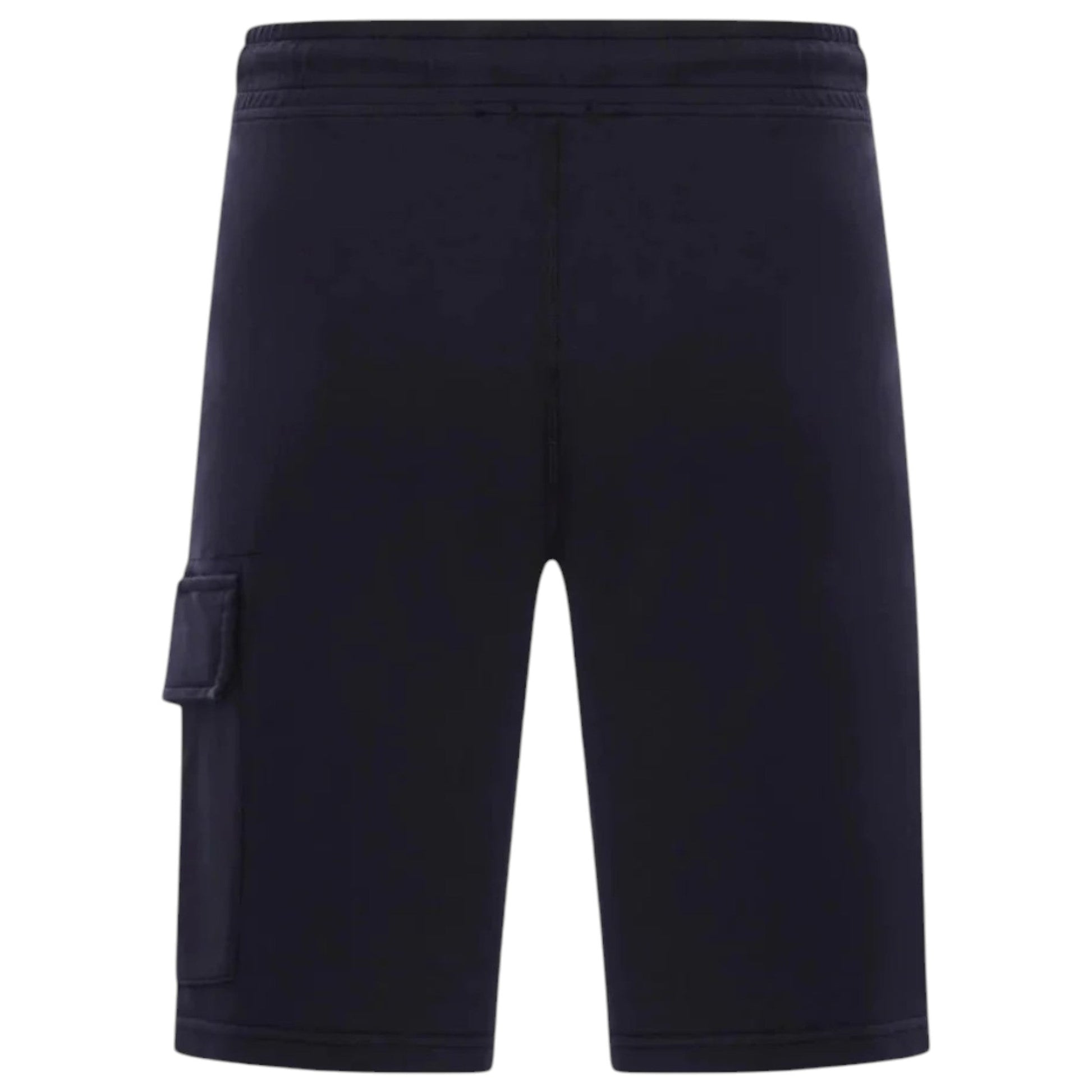 C.P. Company, Light Fleece Logo Pocket Black Shorts
