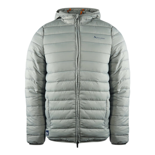 Aquascutum London Logo Grey Active Hoodie Jacket - Style Centre Wholesale