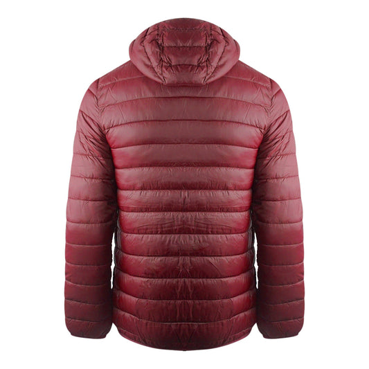 Aquascutum London Logo Bordeaux Red Active Hoodie Jacket - Style Centre Wholesale