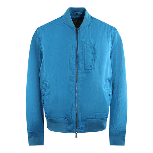 Belstaff Parameter Ocean Blue Bomber Jacket - Style Centre Wholesale