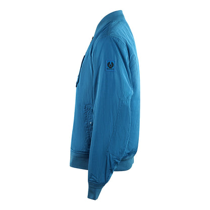 Belstaff Parameter Ocean Blue Bomber Jacket - Style Centre Wholesale