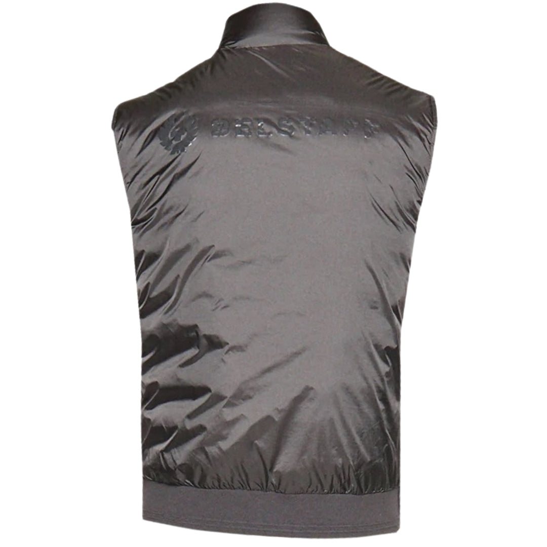 Belstaff Flash Circuit Granite Grey Reversible Down Gilet Jacket - Style Centre Wholesale