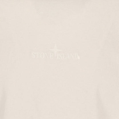Stone Island, Beige Logo T-Shirt - True Labels