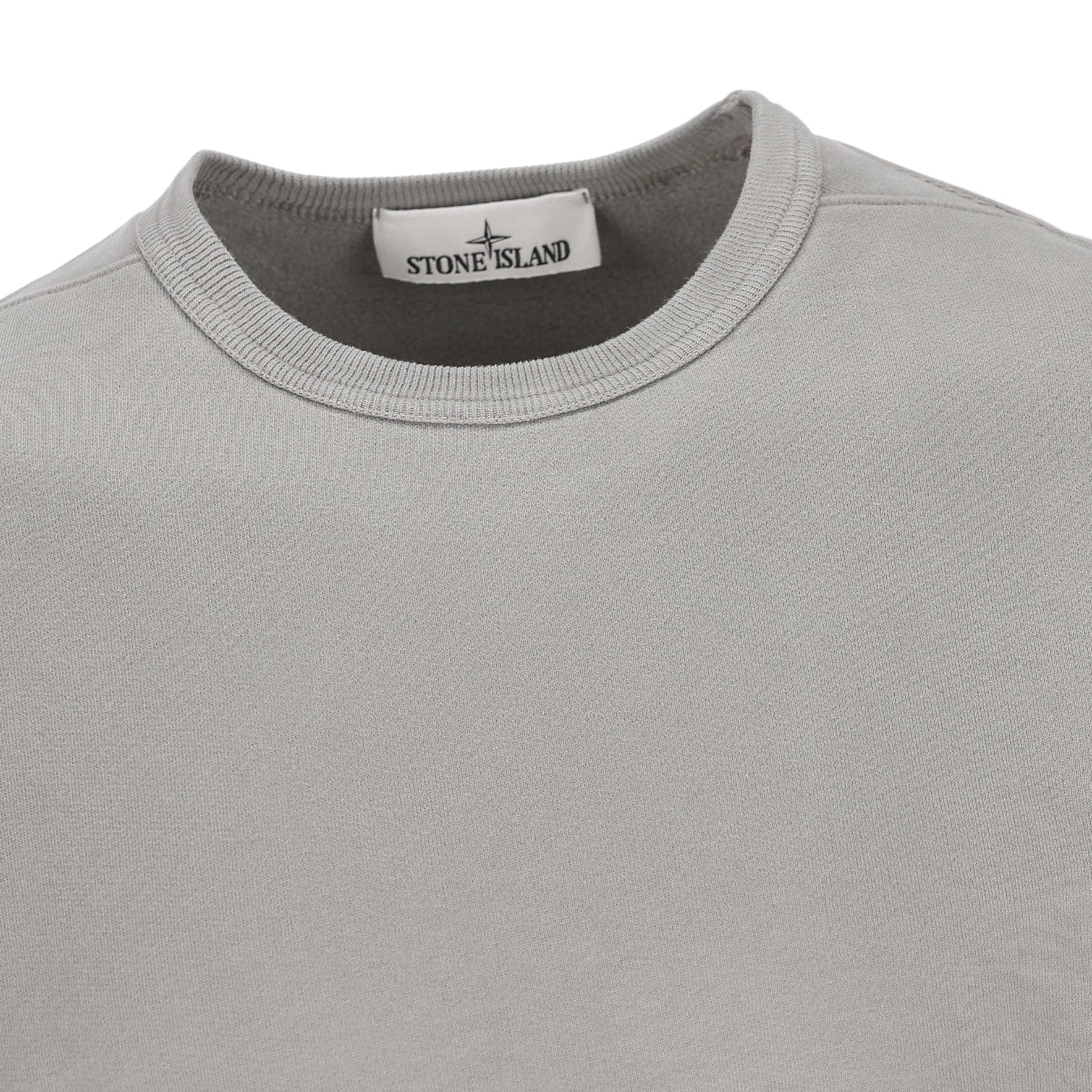 Stone Island, Cement Grey Organic Sweatshirt - True Labels