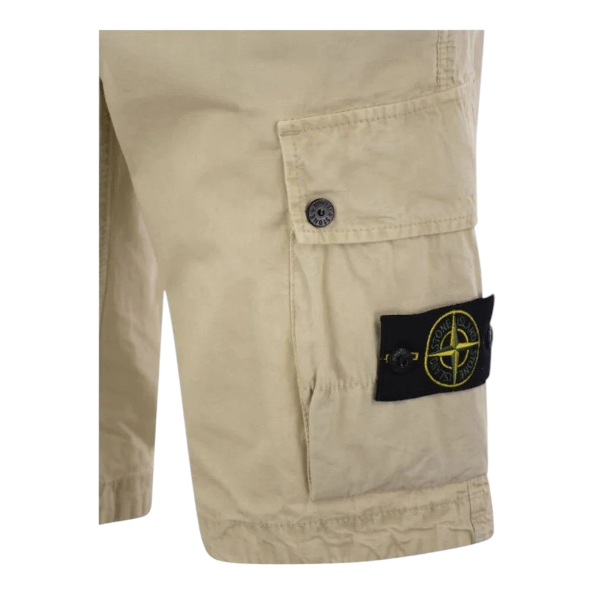 Stone Island, Compass Patch Desert Cargo Shorts