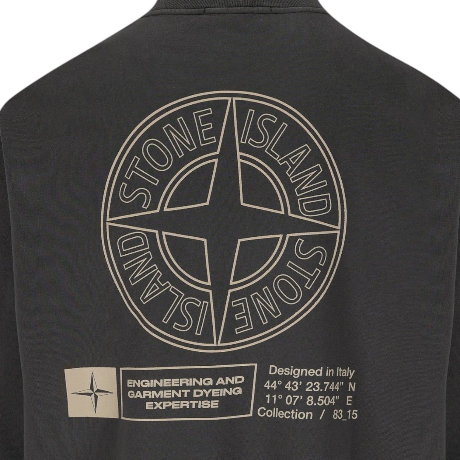 Stone Island, Lead Grey Oversized Sweatshirt - True Labels