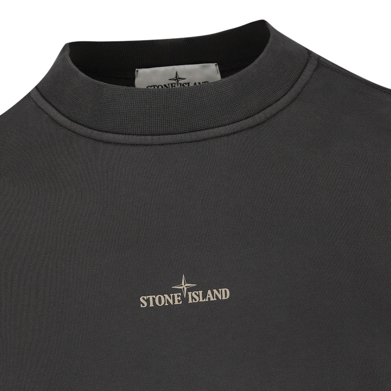 Stone Island, Lead Grey Oversized Sweatshirt - True Labels