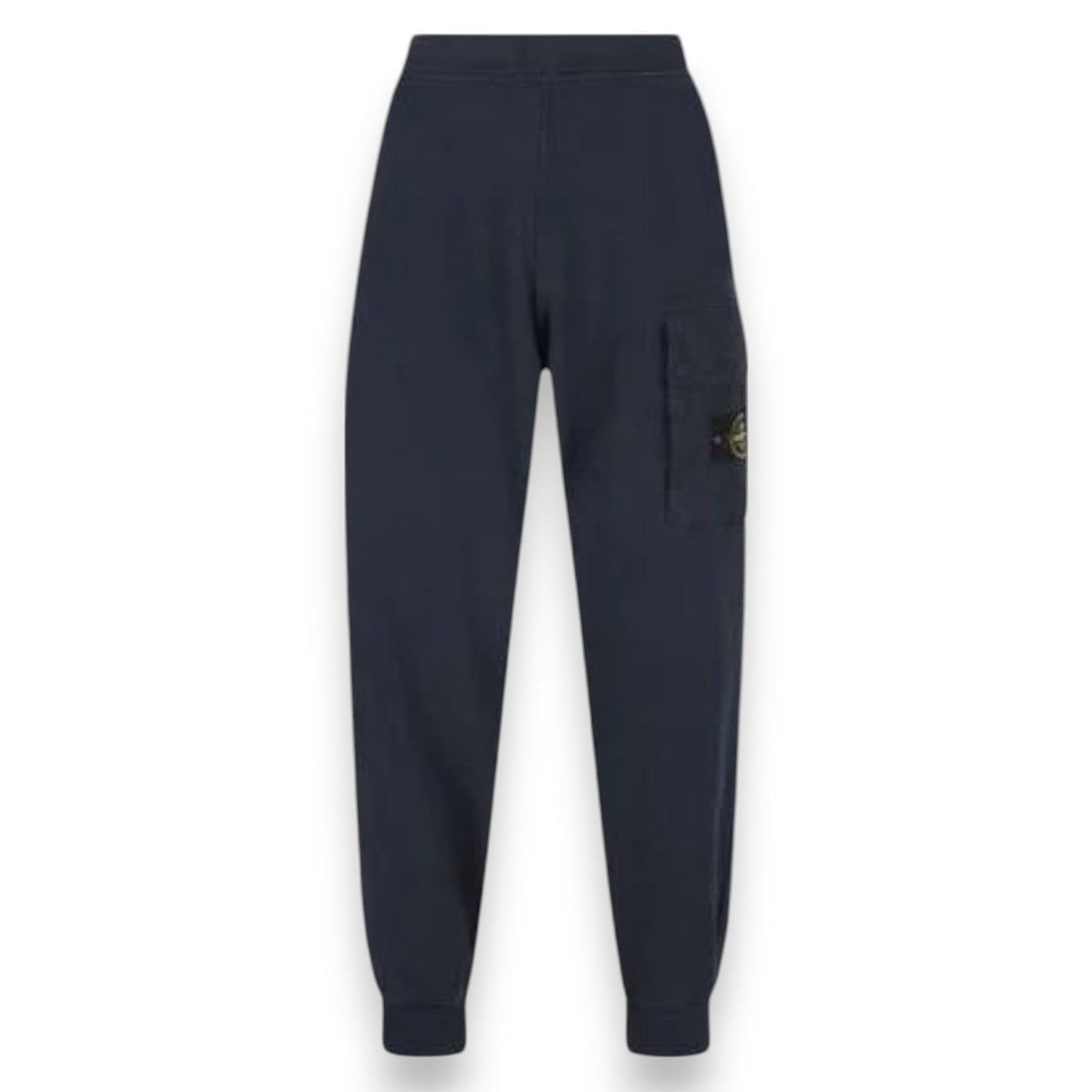 Stone Island, Navy Fleece Joggers Organic Cotton - True Labels