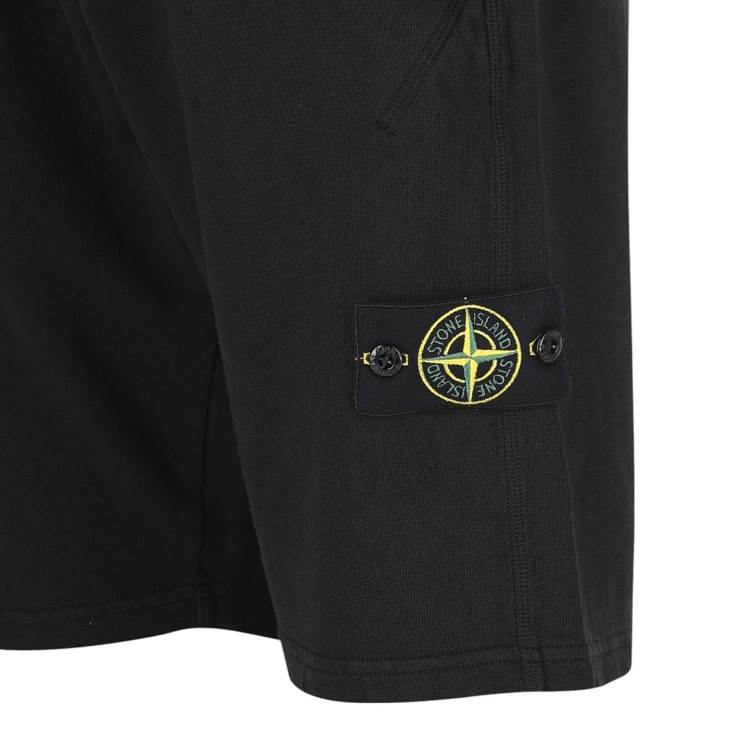 Stone Island, Navy Jogger Shorts - True Labels